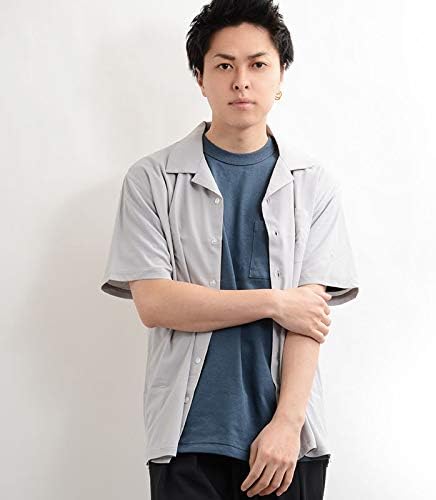 Amazon 1111clothing シャツ トップス 半袖 オープンカラー メンズ レディース 韓国 ファッション 開襟シャツ ボタンシャツ シンプル 夏 春 秋 夏コーデ 夏服 夏物 春服 秋服 1111 シャツ 通販