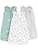 Simple Joys by Carter's Baby 3-Pack Poly Sleeveless Sleepbag, Grey/Mint Green/Animal, 6-9 Months