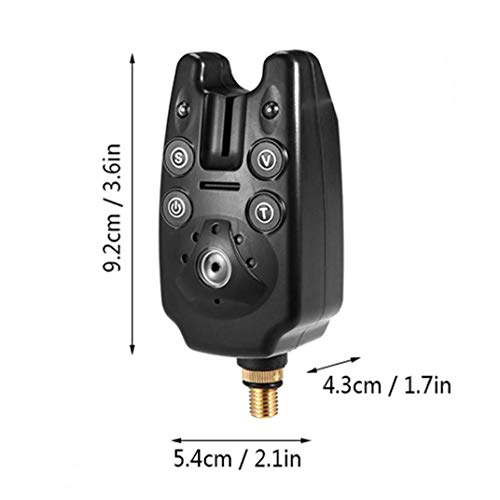 Lankater 3pcs / Set Drahtloser Angeln Bissanzeiger Set Für Angel wasserdichte Justierbare Ton-lautstärke Empfindlichkeit… – Bild 6