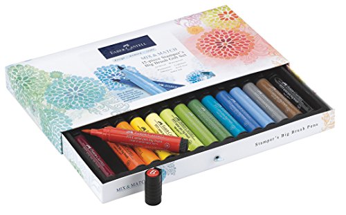 Faber-Castell Stamper's Big Brush Pen Gift Set - 15 Big Brush PITT Artist Pens