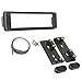 Scosche HD7000AB Compatible with 1996-13 Harley Davidson ISO DIN Dash Kit Black