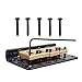 Adjustable 4 String Guitar Bridge for Four String Cigar Box Guitar - Black Gold