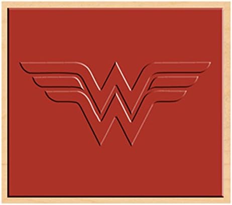 C&D Visionary DC Comic Rubber Stamp-Wonder Woman Logo, Other, Multicoloured, 2.54 x 5.08 x 5.08 cm