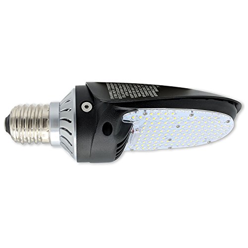 New 54W 180° LED Paddle Bulb, 7000 Lumens, 4000K, Large Mogul E39 Base, Replacement for Parking Lot Shoebox, Street and Flood Lights, 162-250W Equivalent Metal Halide Bulb, HID, CFL, Hps …