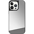 CASETiFY Mirror iPhone 13 Pro Case [Reflective / 4.9ft Drop Protection/Compatible with Magsafe] - Silver On Black