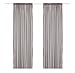 Ikea Thin Curtains, 1 Pair, Gray