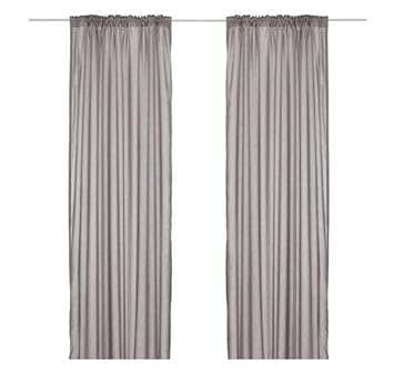 Buy Ikea Thin Curtains 1 Pair Gray By Ikea Online At Low Prices