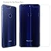 Huawei Honor 8 Tempered Glass Back Protector, SANMIN Anti Scratch Anti-fingerprints High Definition 0.33mm 9H Screen Hardness for Huawei Honor 8