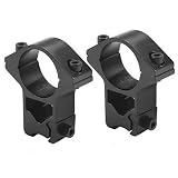 MIZUGIWA 1 Inch, High Profile, 11mm Dovetail, See-Thru, Scope Mount Rings