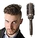 FIXBODY Round Barrel Anti-Static Hair Brush with Boar Bristles, Nano Thermal Ceramic Coating & Ionic Tech for Hair Drying, Styling, Curling, Straightening, Hair Volume and Shine (43mm-4)
