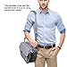 Electronics Organizer Travel Cable Cord Bag Accessories Gadget Gear Storage Cases for 10.5 Inch Tablet Large with Shoulder Strap (Light Gray)
