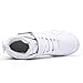 QANSI Performance Leather High Top Lace Up Street Sneakers Outdoor Sports Shoes White 9 M US