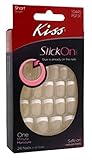 Kiss Stick On Nails French Girly Short Length
