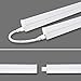 (Pack of 6) LED T5 Integraded Single Fixture 4FT,20W,2200lm,6500K (Super Bright White),Utility led Shop Light, LED Ceiling light and Under Cabinet Light, Corded electric with built-in ON/OFF switch