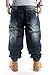 Easy Men's Boy Hip-hop Floral Distressed Plus Size Baggy Jean Long Pants