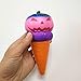 xinlong Halloween Squishies Toys Pumpkin Ice Cream Squishy Ball Decoration Food Shape PU Foam Slow Rising Squeeze Stress Relief Toys (Pumpkin ice Cream)