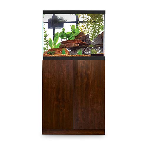 Imagitarium Faux Woodgrain Fish Tank Stand, Up to 29 Gal, 12.25 in, Natural Wood