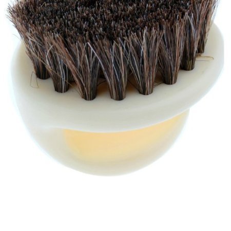 Windspeed High Quality Horse Hair Soft Brush horse mane Shoe Brush pappus bag brush (beige) + Cable Tie