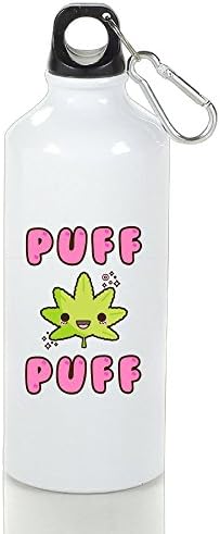 Lovebbag Kawaii Puff Puff Marijuana Aluminum Sports Water Bottle 500ml