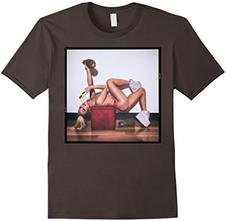 Mens Sexy Girl Fashion Pinup Tee Shirt for both men &amp; women, 2XL Asphalt