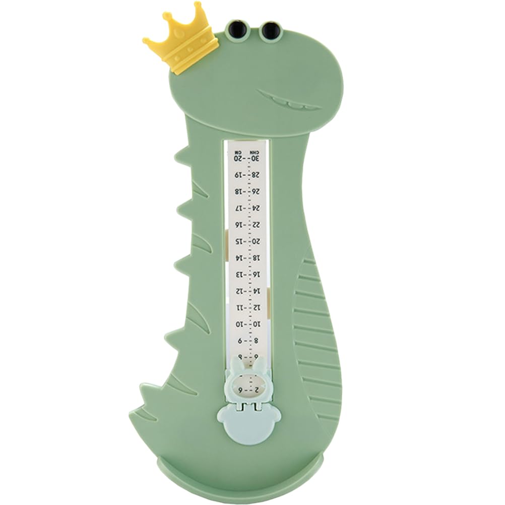 Photo 1 of Shoe Sizer Measuring Devices Foot Measurement Device Shoe Feet Measuring Ruler for Boys Girls Light Green Dinosaur Design