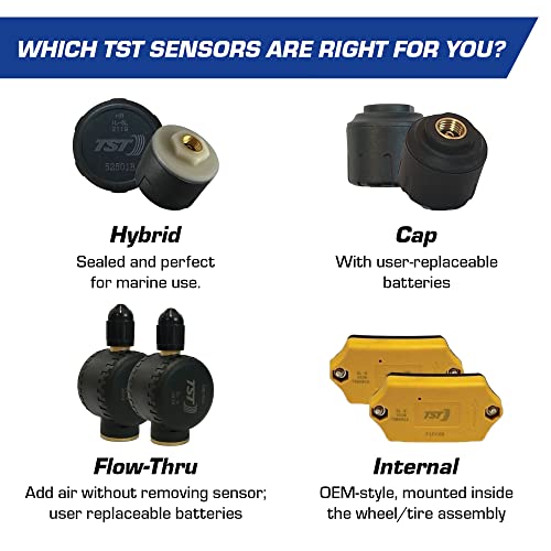 TST 507 Tire Pressure Monitoring System with 10 Flow Thru Sensors and