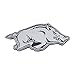 FANMATS 14809 Arkansas Razorbacks 3D Chrome Metal Auto Emblem