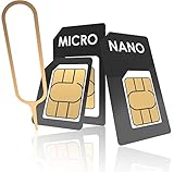 innoGadgets Nano-SIM Adapter Set | Complete Adapter Set for Nano-SIM to Micro-SIM to SIM | Includes SIM Opener Needle