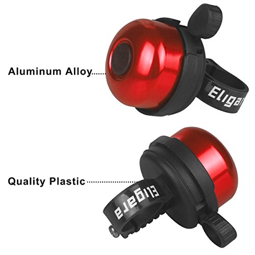 image for Eligara Bicycle Bell by Aluminum Alloy Bike Bell with Loud, Long, Cris