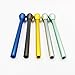 Nasal Vacuum Style, Sniffer Snorter Straw, Metal Tube, 5-pack Mixed Color