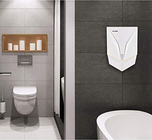 LS-PRO Automatic Hand Dryer for Commercial Bathrooms. High Speed Hot Air, Dry Hands in 7s. No Touch Operation with Infrared Sensor. Easy & Fast Installation. Low Noise 60 dB. 1 Year Warranty. - Thumbnail 2