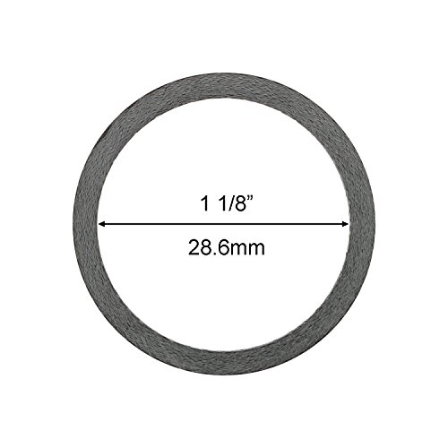 image for DEERU Bike Carbon Fiber Headset Spacer Stem Spacer 6 Pcs Set 1 1/8