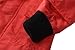 Hiheart Boys Girls Waterproof Rain Jackets Lightweight Hooded Cotton Lined Raincoats Red 6-7