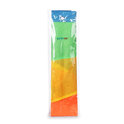 HAPPYTOY Rainbow Diamond Kite - 47 inch Easy Flyer Rainbow Kites for Kids and Adults with 300ft Line Great Beginner Kite - Thumbnail 3