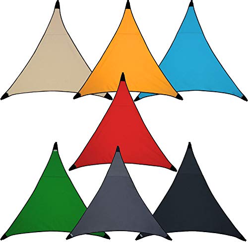 freigarten.de Sonnensegel Wasserdicht Sonnenschutz Garten mit befestigungen Leinen 100% Schutz vor UV-Strahlungen (2m x 2m, Grau)