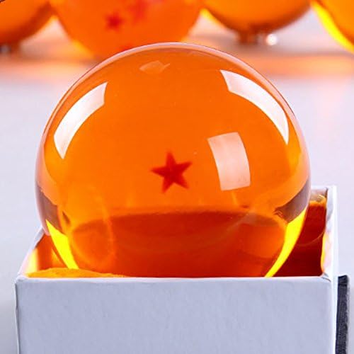 ANDOO (Large/76MM) Star Dragonball Z Stars Crystal Replica Ball with Gift Box(Large/1 Stars)