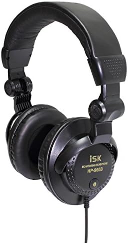 iSK HP-960B Ergonomic Soundproof High Resolution Monitoring On-Ear Headphone