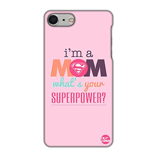 Mothers Day Gifts - Nutcase Designer Apple iPhone 7 Plus Case : Matte Slim Hard Back Cover - Superwoman Mom