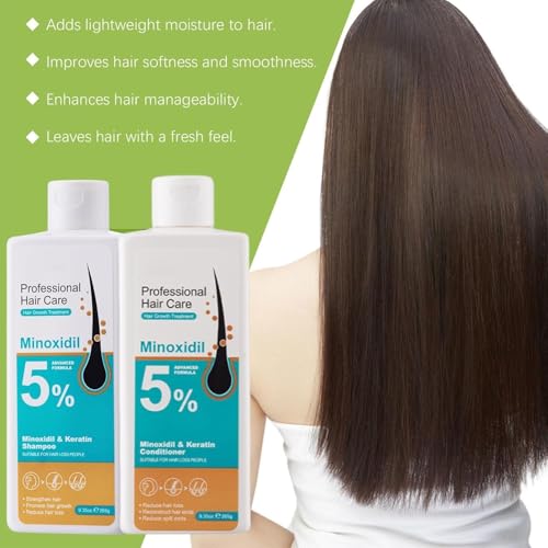 5% Minoxidil Shampoo, Minoxidil For Women Hair Growth, Anti Hair Loss Treatment with Rosemary Biotin for Men & Women (shampoo,1pcs)