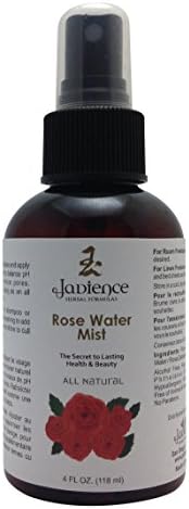 Rose Water pH Balance Toner: 4 oz Mist | Face, Body & Hair Spray | Moisturizes, Soothes & Hydrates | Reduce Redness & Minimize Pores | Cleanses Dry, Dull, Sensitive & Acne Prone Skin by Jadience