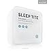 MALOUF SLICQQ5P Sleep TITE Five IceTech Waterproof Mattress Protector-Top and Side Protection with Cooling Technology-Queen, White