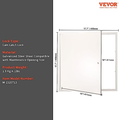 VEVOR Metal Access Panel for Drywall Ceiling, 16 x 16 Inch Plumbing