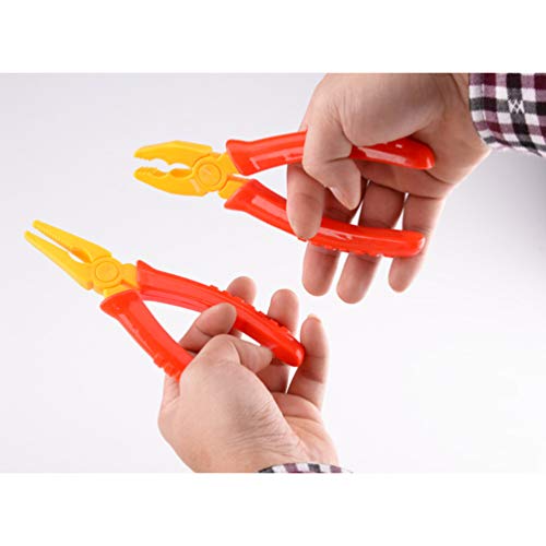 Kids Pretend Play Toy Tool Set, Puzzle DIY Hammer Screwdriver Simulation Repair Kit, Hand Tool Disassembly and Assembly Toys Workshop Tool box Tools Kit