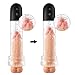 Automatic Penis Vacuum Pump with Masturbation Sleeve for Powerful Suction, PALOQUETH 2 in1 Rechargeable Electronic Penis Growth Pump with Male Masturbator Sex Toy for Beginners 2.83 inch*11.8 inch