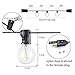 Outdoor LED String Lights Dimmable - 23Ft G40 Globe Bulbs, Edison Vintage Bulbs Hanging Sockets, Decorative Café Patio for Porch Party Yard Christmas