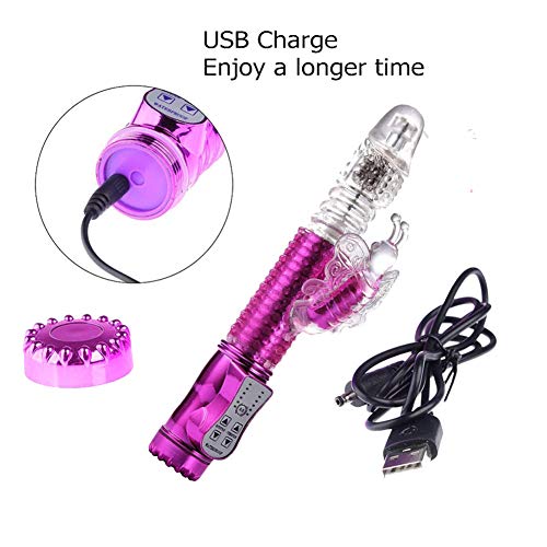 UNlina High Fre-quency Ra-bbit Shape Vibr-ating Ma-ssager Wate-rproof Personal Body Care Dill-Dó Comfort Feeling for Women Relieves Stress - Thumbnail 2