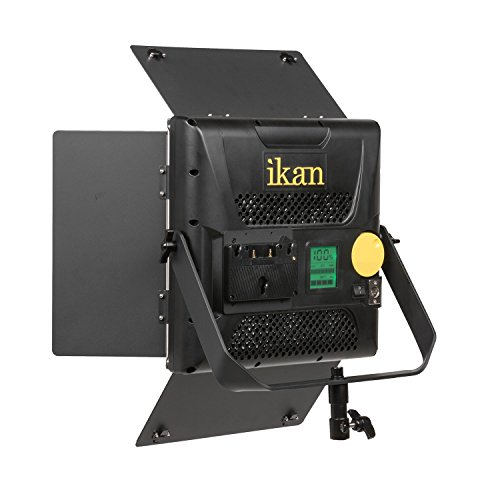 Ikan LB10-3PT-KIT 3-Point Soft Panel LED Light Kit  with Gold & V-Mount Battery Plate, Black (Certified Refurbished) - Thumbnail 6