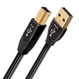 AudioQuest 1.5 m Pearl USB A-B Cable, USB B Male, Black (1.5 m, USB A, USB B, 2.0, Male/Male, Black)