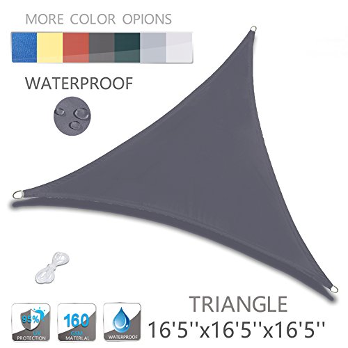 Love Story 16’5” x 16’5” x 16’5” Triangle Charcoal Waterproo ...