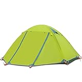 Azarxis 1 2 Person 3 4 Season Backpacking Tents Easy Set up Waterproof Lightweight Professional Double Layer Aluminum Rod Tent for Camping Outdoor Hiking Travel Climbing with Carry Bag